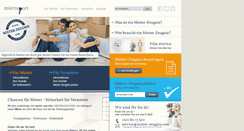 Desktop Screenshot of mieter-zeugnis.com