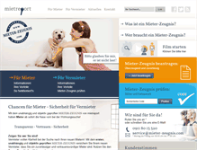 Tablet Screenshot of mieter-zeugnis.com